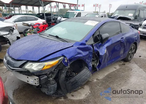 2015 Honda Civic Ex z USA, uszkodzony, nr VIN 2HGFG3B89FH517989